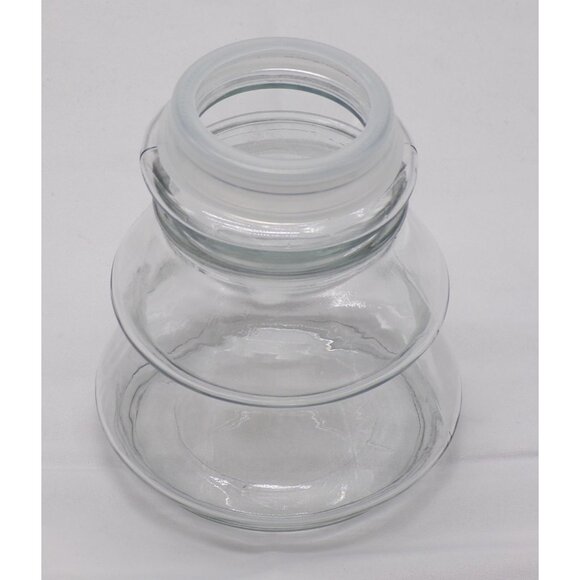 Anchor Hocking Clear Glass Christmas Tree Shaped Apothecary Jar 7" - Picture 3 of 4